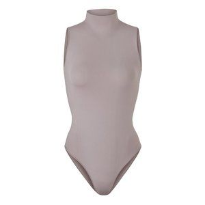 SKIMS mock neck sleeveless bodysuit, size S/M